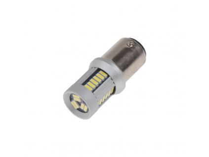 LED BAZ15d (dvouvlákno) bílá, 12-24V, 30LED/4014SMD - 95191