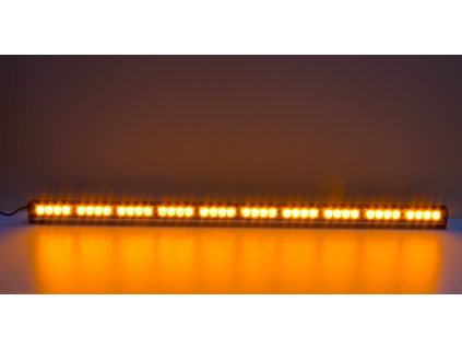 LED světelná alej, 40x LED 3W, oranžová 1210mm, ECE R65