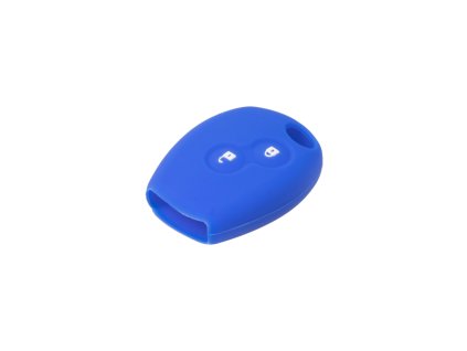 Silikonový obal pro klíč Renault 2-tlačítkový, modrý - 481RN107blu