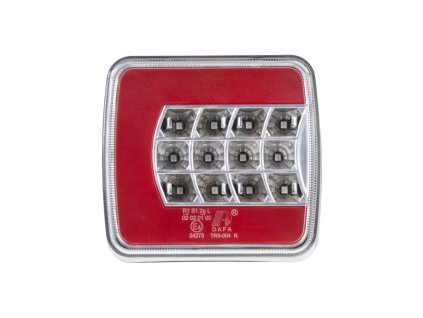 Sdružená lampa zadní LED 12V pravá, ECE - trs004ledR