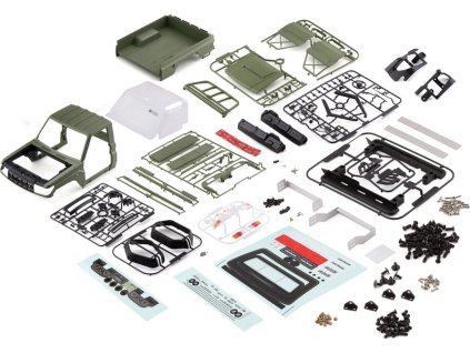 Killerbody karosérie 1:10 Toyota Land Cruiser 70 zelená (Traxxas TRX-4) - KB48733