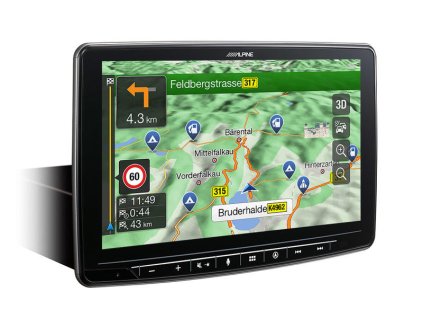 Pokročilá navigační jednotka  2 DIN INE-F904DC