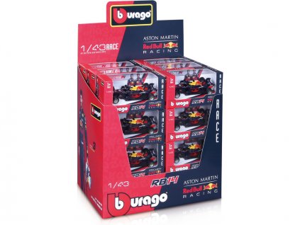 Bburago Red Bull Racing RB14 1:43 (sada 24ks) - BB18-38135