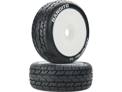 Duratrax kolo 3.2" Buggy H17x34mm Bandito C2 bílá (2) - DTXC3638