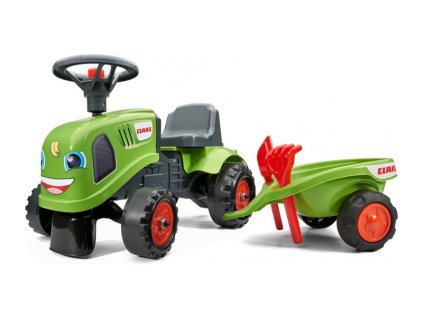 FALK - Dětské odrážedlo Baby Claas s vlečkou, lopatkou a hrabičkami - FA-212C