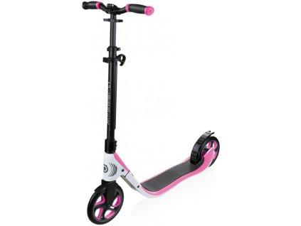 Globber - Koloběžka One NL 205 White / Neon Pink - GL-477-104