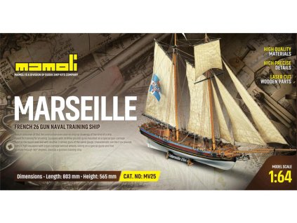 Mamoli Marseille 1764 1:64 kit - KR-21725