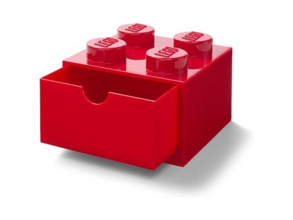 LEGO stolní box 4 se zásuvkou bílý - LEGO40201735