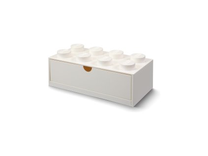 LEGO stolní box 8 se zásuvkou bílý - LEGO40211735