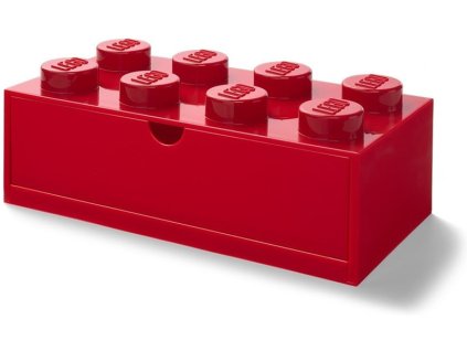 LEGO stolní box 8 se zásuvkou bílý - LEGO40211735
