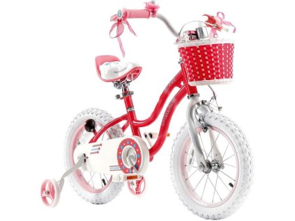 RoyalBaby - Dětské kolo 14" Star Girl růžové - RB-667642