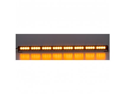 LED světelná alej, 32x 3W LED, oranžová s displejem 910mm, ECE R65 - kf756DI-8