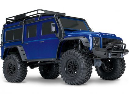 Traxxas TRX-4 Land Rover Defender 1:10 TQi RTR modrý - TRA82056-4-BLUE