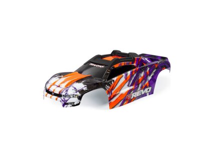Traxxas karosérie E-Revo fialová sestavená - TRA8611T