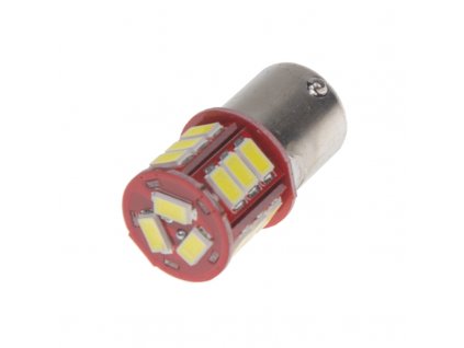 LED BA15s bílá, 12 V, 18LED/5730SMD - 951005