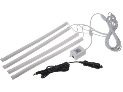 LED podsvětlení vnitřní RGB 12V, bluetooth, 4 pásky - 95RGB-SET04