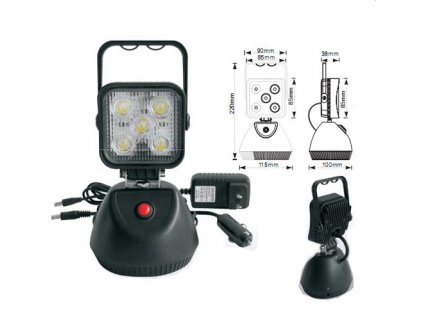 AKU pracovní LED světlo s magnetem 15W - wl-Li15