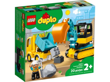 LEGO DUPLO - Náklaďák a pásový bagr - LEGO10931