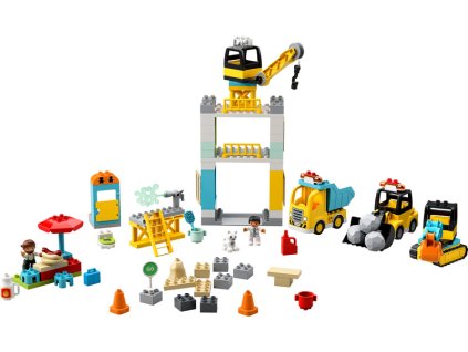 LEGO DUPLO - Stavba s věžovým jeřábem - LEGO10933