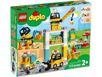 LEGO DUPLO - Stavba s věžovým jeřábem - LEGO10933