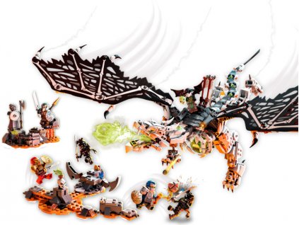 LEGO Ninjago - Drak Čaroděje lebek - LEGO71721