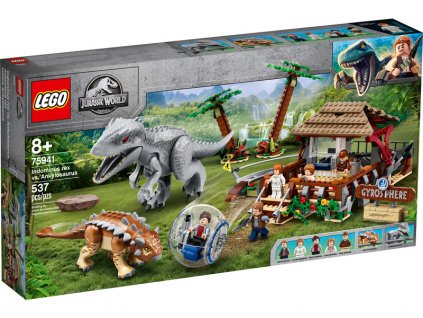 LEGO Jurský Park - Indominus rex vs. ankylosaurus - LEGO75941