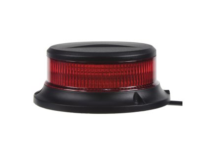 LED maják, 12-24V, 18x1W červený, magnet ECE R10 - wl310mred
