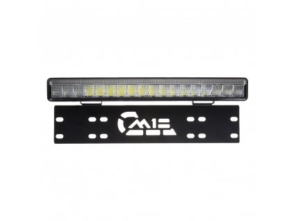 LED rampa s pozičním světlem pod SPZ, 18x3W, 380mm, ECE R112 - wl-60spz