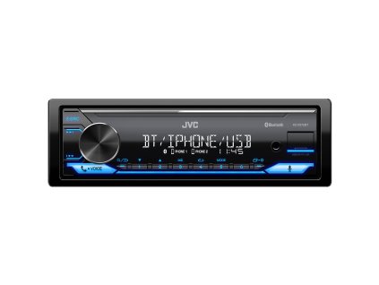 JVC autorádio bez mechaniky/Bluetooth/USB/AUX/modrá barva podsvícení/odním.panel - KD-X372BT