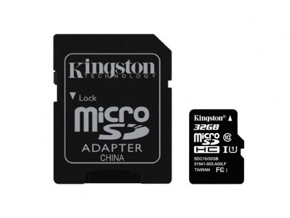 Pametova karta Kingston 32GB + adapter SD
