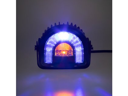 PROFI LED výstražné světlo-oblouk 10-80V modré, 138x126mm - wa-015