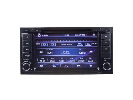 Autorádio pro VW Touareg 2004-2011 / T5 2003-2010 s 7" LCD, GPS, ČESKÉ MENU - 80893