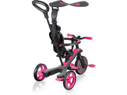 Globber - Tříkolka Explorer Trike 4in1 Red - GL-632-102