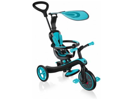 Globber - Tříkolka Explorer Trike 4in1 Teal - GL-632-105