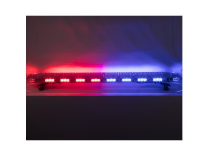 LED rampa 1200mm, modrá/červená, 12-24V, ECE R65 - sre911-air48brS