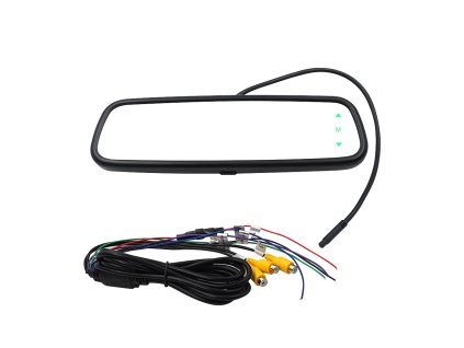 AHD set LCD monitor 7,36" v zrcátku pro OEM montáž + AHD kamera 150° - ds-736OEMset