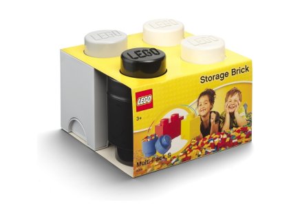 LEGO úložné boxy Multi-Pack černá, bílá, šedá - 3ks - LEGO40140007