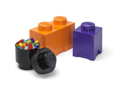 LEGO úložné boxy Multi-Pack černá, bílá, šedá - 3ks - LEGO40140007
