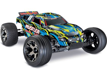 Traxxas Rustler 1:10 VXL TQi RTR žlutý - TRA37076-4-YLW