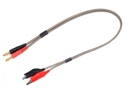 Nabíjecí kabel Pro - krokodýlky 14AWG 40cm - GF-1207-033