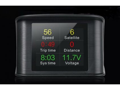 Palubní DISPLEJ 2,6" LCD, GPS měřič rychlosti - se161
