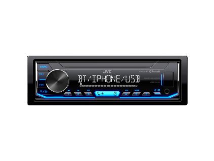 JVC autorádio bez mechaniky/Bluetooth/USB/AUX/modré podsvícení/odním.panel - KD-X351BT
