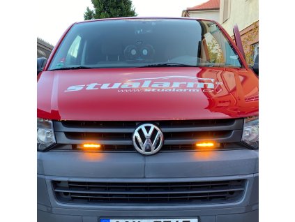 PROFI SLIM výstražné LED světlo vnější, do mřížky, oranžové, 12-24V, ECE R65 - 911-NR6