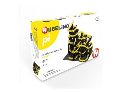 HUBELINO Pi Kuličková dráha - set s kostkami Starter 214 dílků - HUB440280