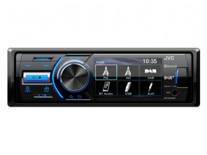 JVC 1DIN DAB / FM autorádio/3" displej/USB/AUX/Bluetooth/vstup pro park.kameru - KD-X561DBT