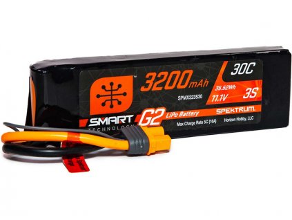 Spektrum Smart G2 LiPo 11.1V 3200mAh 30C IC3 - SPMX323S30