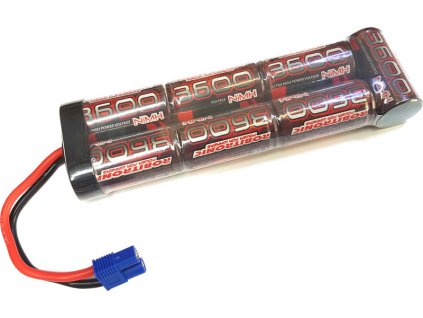 Robitronic NiMH baterie 8.4V 3600mAh plochá EC3 - R05154