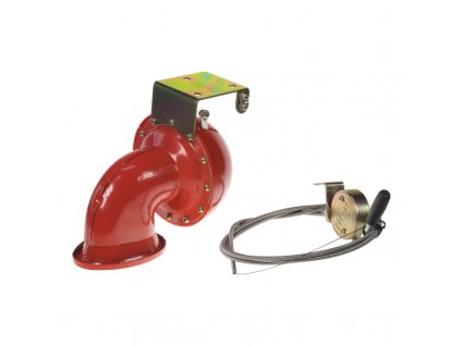 Bull horn siréna 12V, červená, s ovladačem - sn-152SW