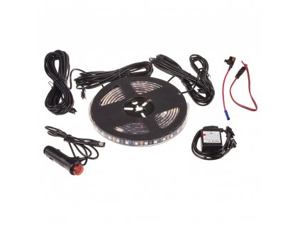 LED podsvětlení vnitřní/vnější RGB 12V, bluetooth, pásek - 95RGB-SET06