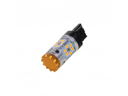 LED T20 (7440) oranžová, CAN-BUS, 12-24V, 24LED/3030SMD - 95CB252ora